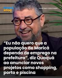 “Eu não quero que a população de Maricá dependa de emprego na prefeitura”, diz Quaquá ao anunciar novos projetos como shopping, porto e piscina