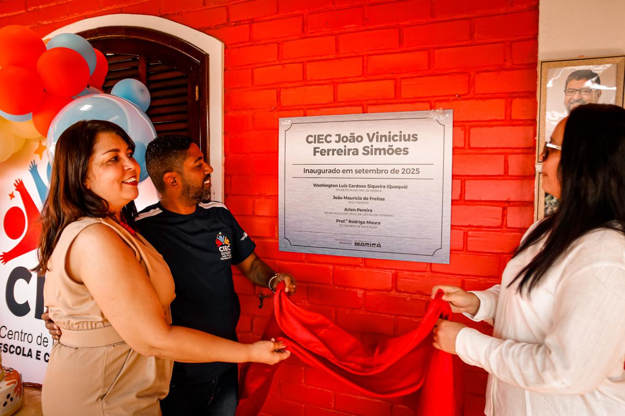Prefeitura de Maricá inaugura primeiro Centro de Integração Escola-Comunidade
