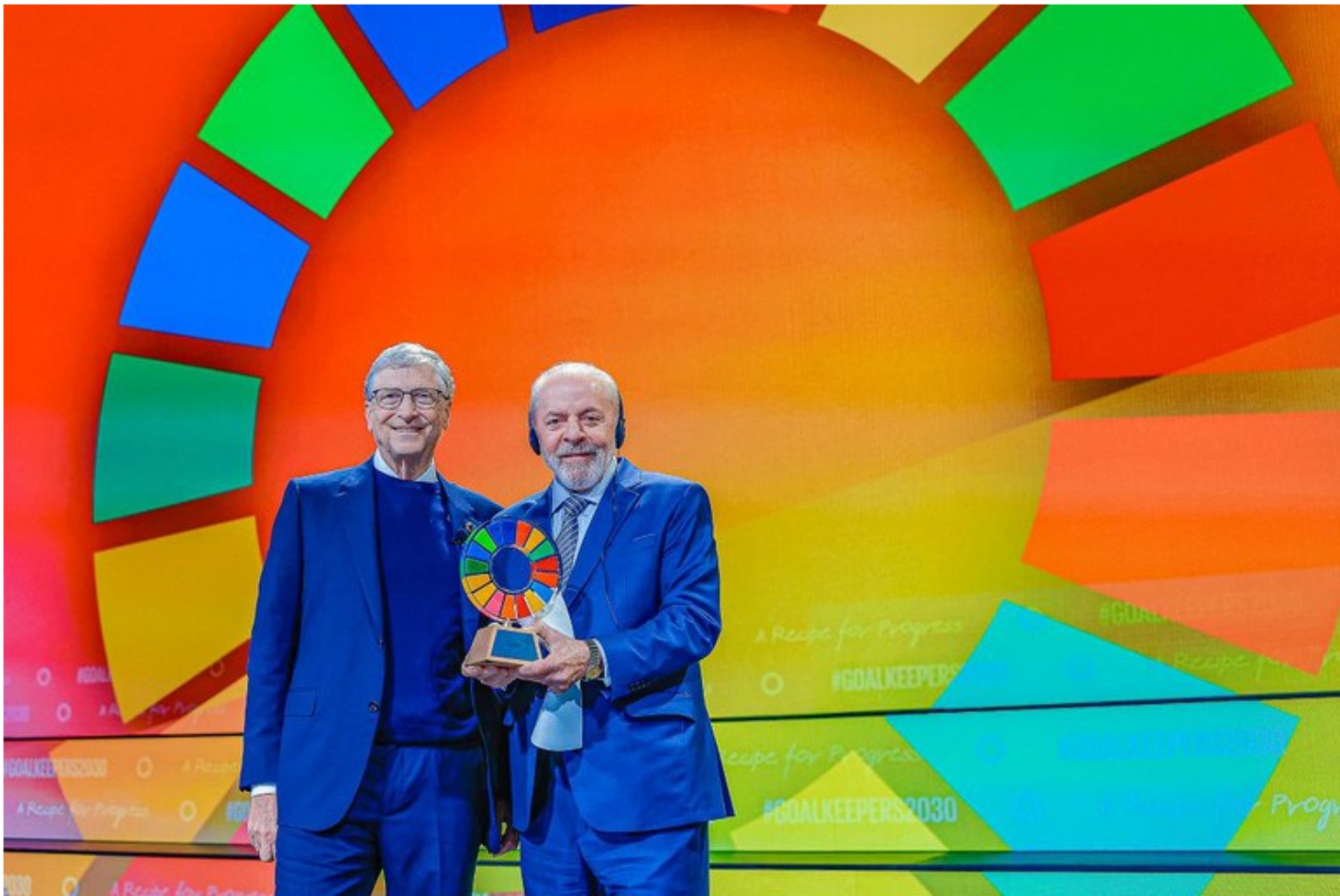 Em Nova York, presidente Lula recebe prêmio por políticas de combate à fome e à pobreza