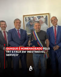 Prefeito de Maricá, Washington Quaquá, recebe honraria do TRT-RJ e ganha destaque no cenário político fluminense