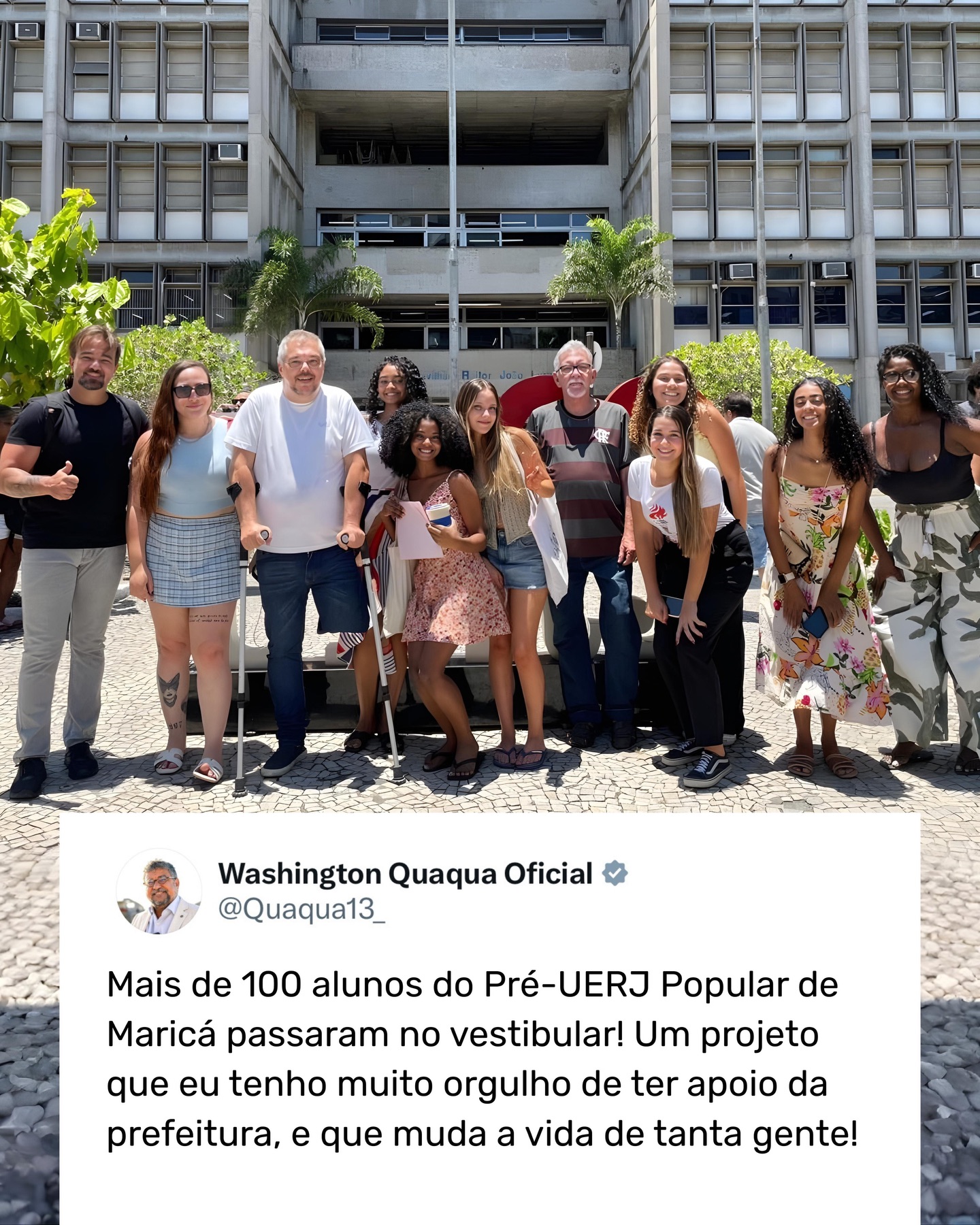 Pré-UERJ apoiado pela Prefeitura de Maricá ultrapassa 100 aprovações no vestibular da UERJ
