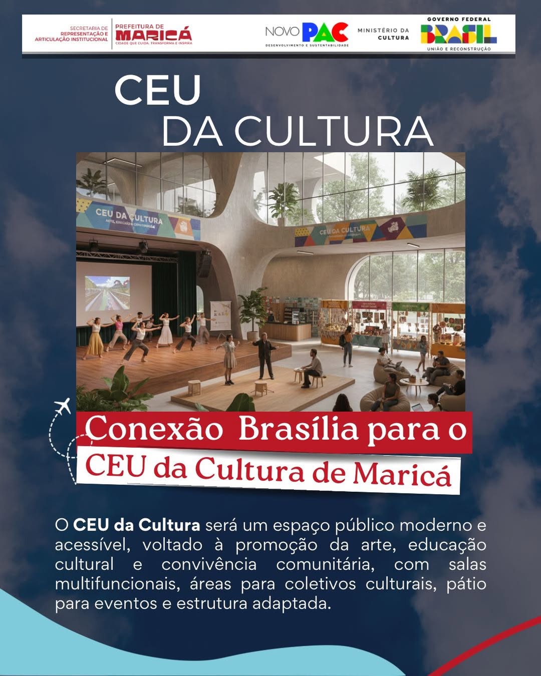Conexão Brasília para o CEU da Cultura de Maricá