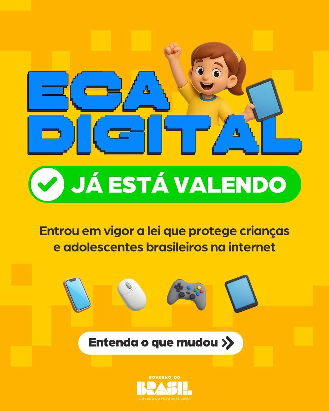 Governo do Brasil regulamenta o ECA Digital: novo marco na proteção de crianças e adolescentes na internet